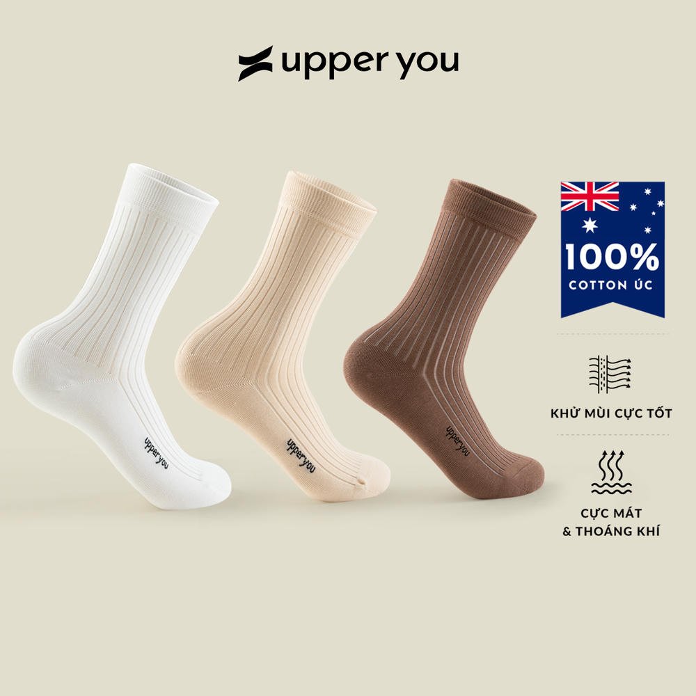 Tất Vớ Nữ Cổ Cao Cotton Úc