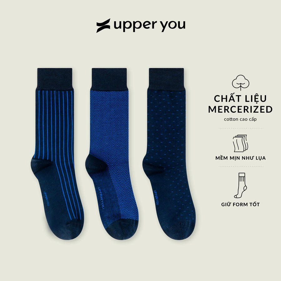 Tất Vớ Giày Tây Xanh Cao Cấp